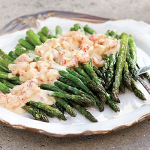 Asparagus With Crawfish Hollandaise