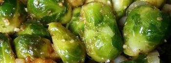 Garlic Butter Baby Brussels Sprouts