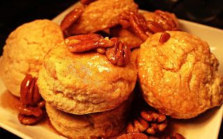 Easy Buttermilk Biscuits with Butter Pecan Syrup