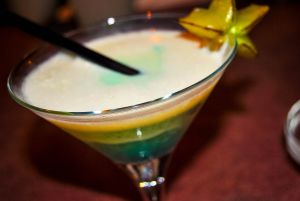 Curacao cocktail drinks