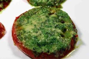 Roasted Tomatoes with Pesto