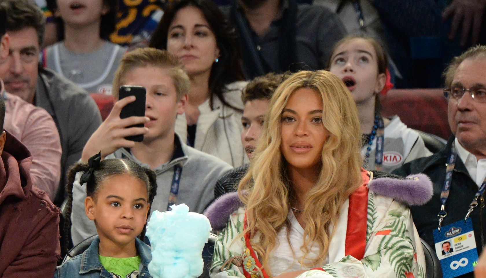 Celebrities Attend The 66th NBA All-Star Game