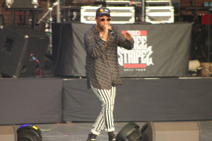 Ro James Performing at Majic's Summer Block Party