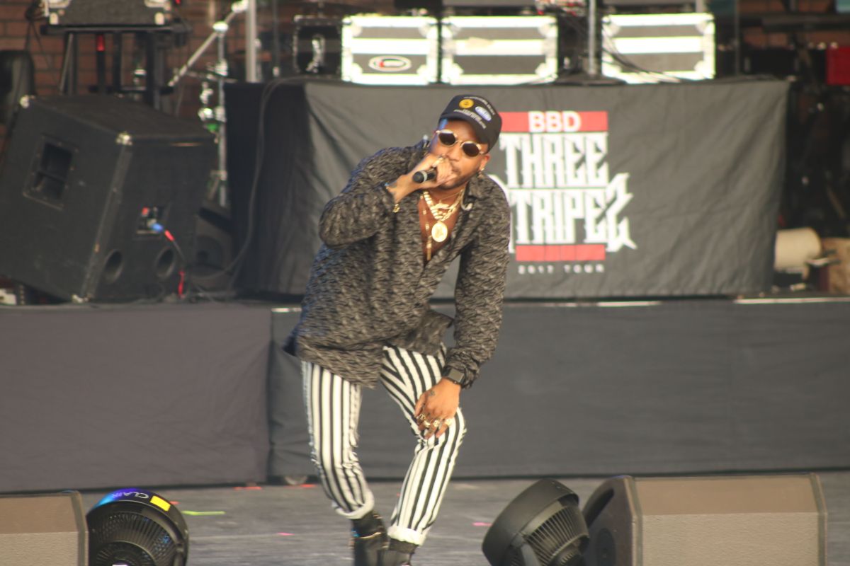 Ro James Performing at Majic's Summer Block Party