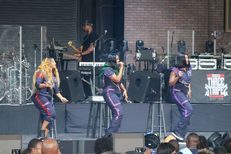 SWV Performing at Majic Summer Block Party