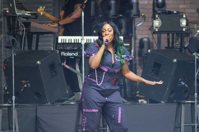SWV Performing at Majic Summer Block Party