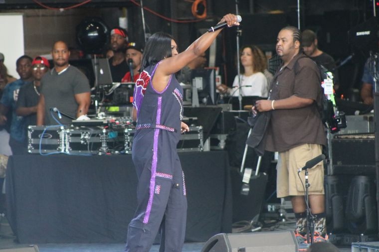 SWV Performing at Majic Summer Block Party
