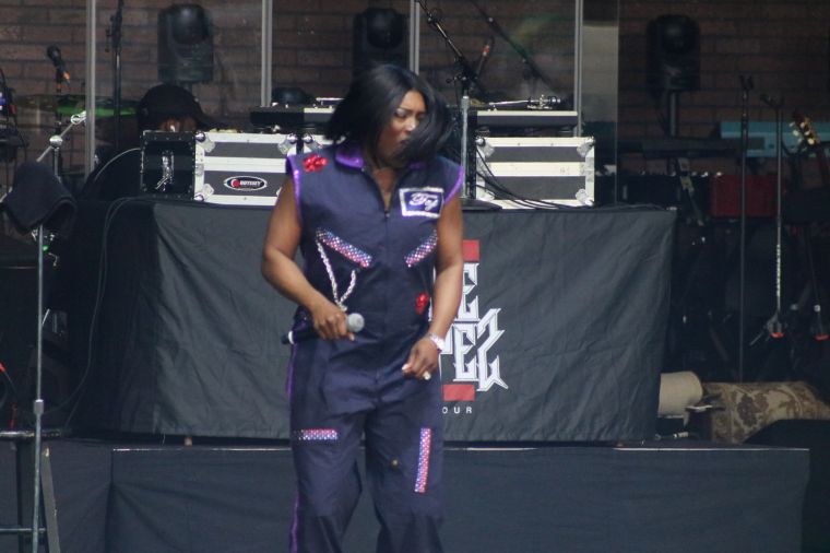 SWV Performing at Majic Summer Block Party