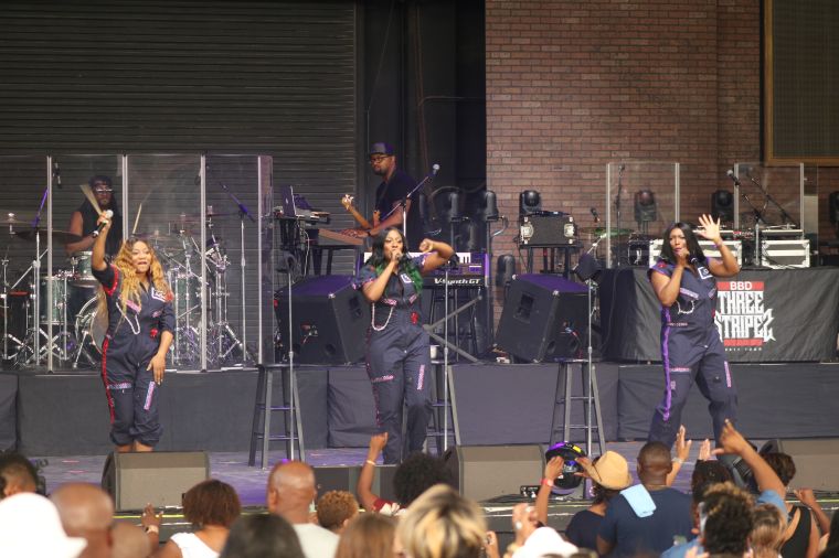 SWV Performing at Majic Summer Block Party