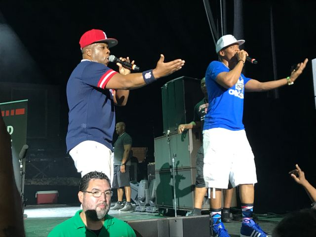 Bell Biv DeVoe performing at Majic's Summer Block Party