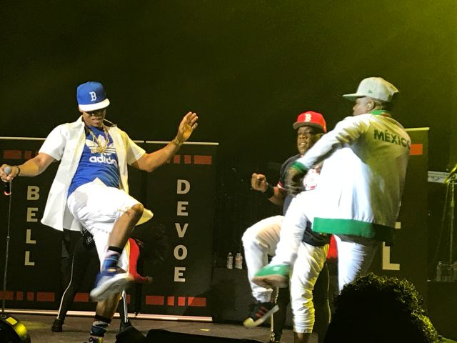 Bell Biv DeVoe performing at Majic's Summer Block Party