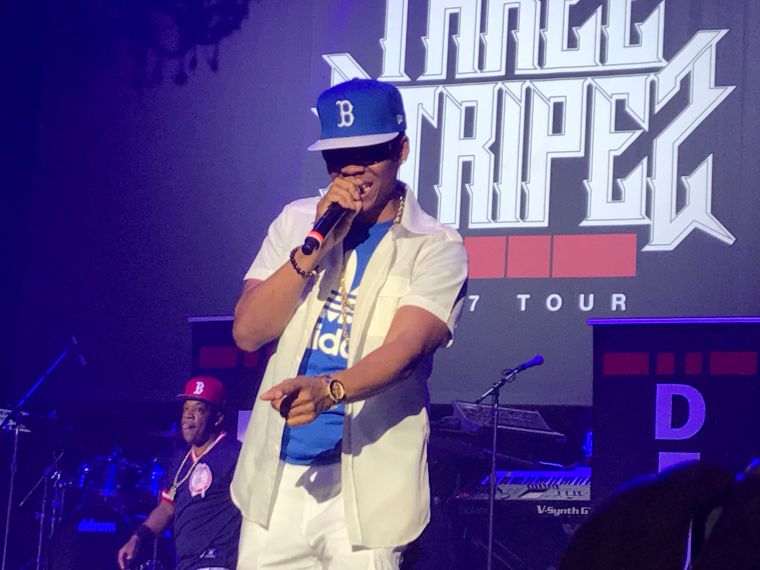 Bell Biv DeVoe performing at Majic's Summer Block Party