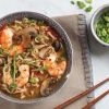 Gingery Broth with Shrimp and Green Onion