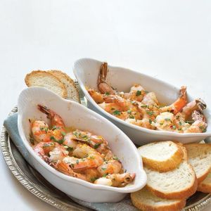 Baked Shrimp with Meyer Lemon Gremolata