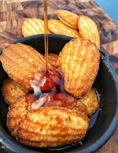 White Cheddar Cornbread Madeleines