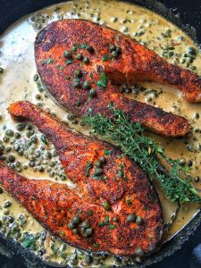 Creamy Caper Salmon