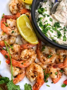 Lemon Oregano Grilled Shrimp