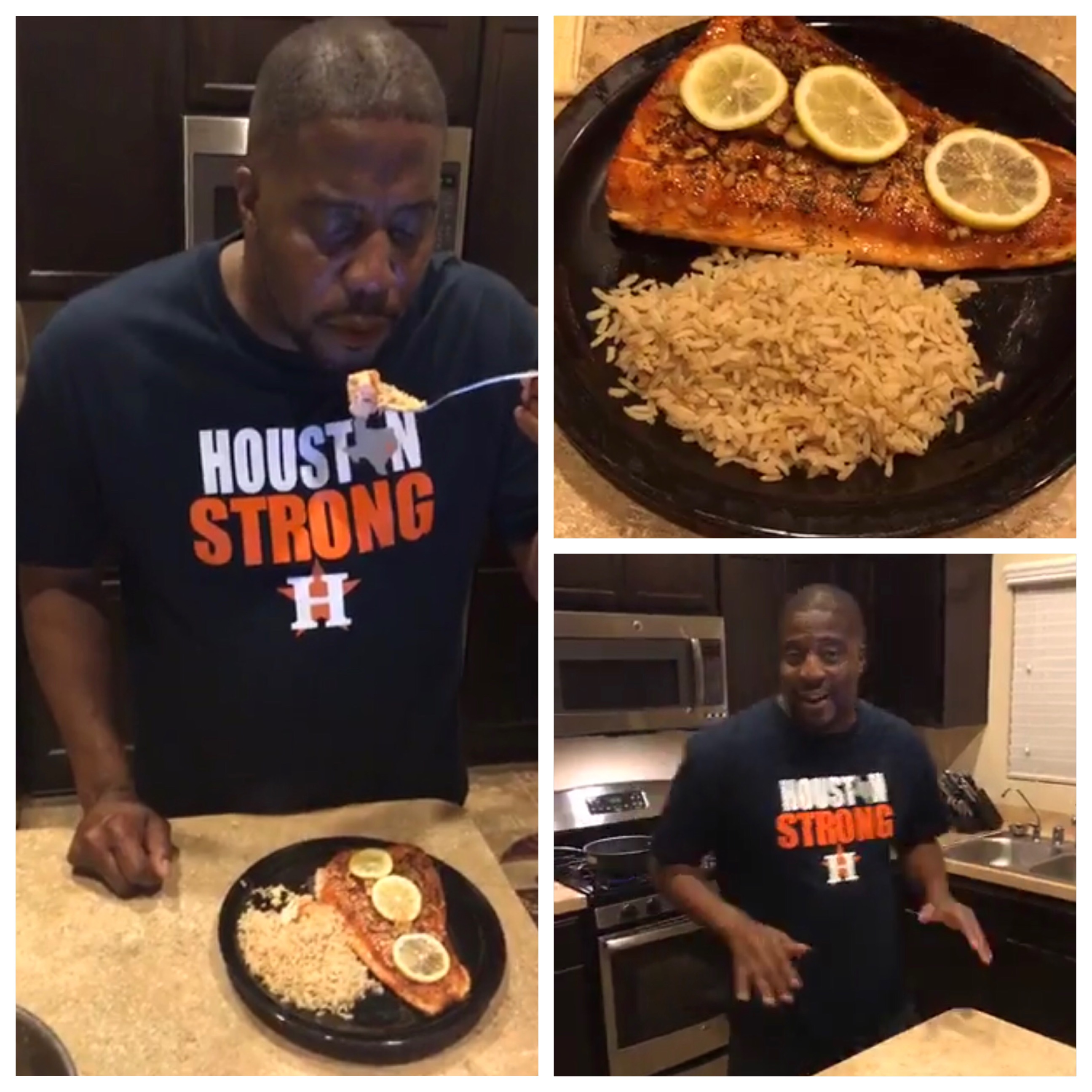 Quick Meal Monday with The Bassman Live (Honey Glaze Salmon)