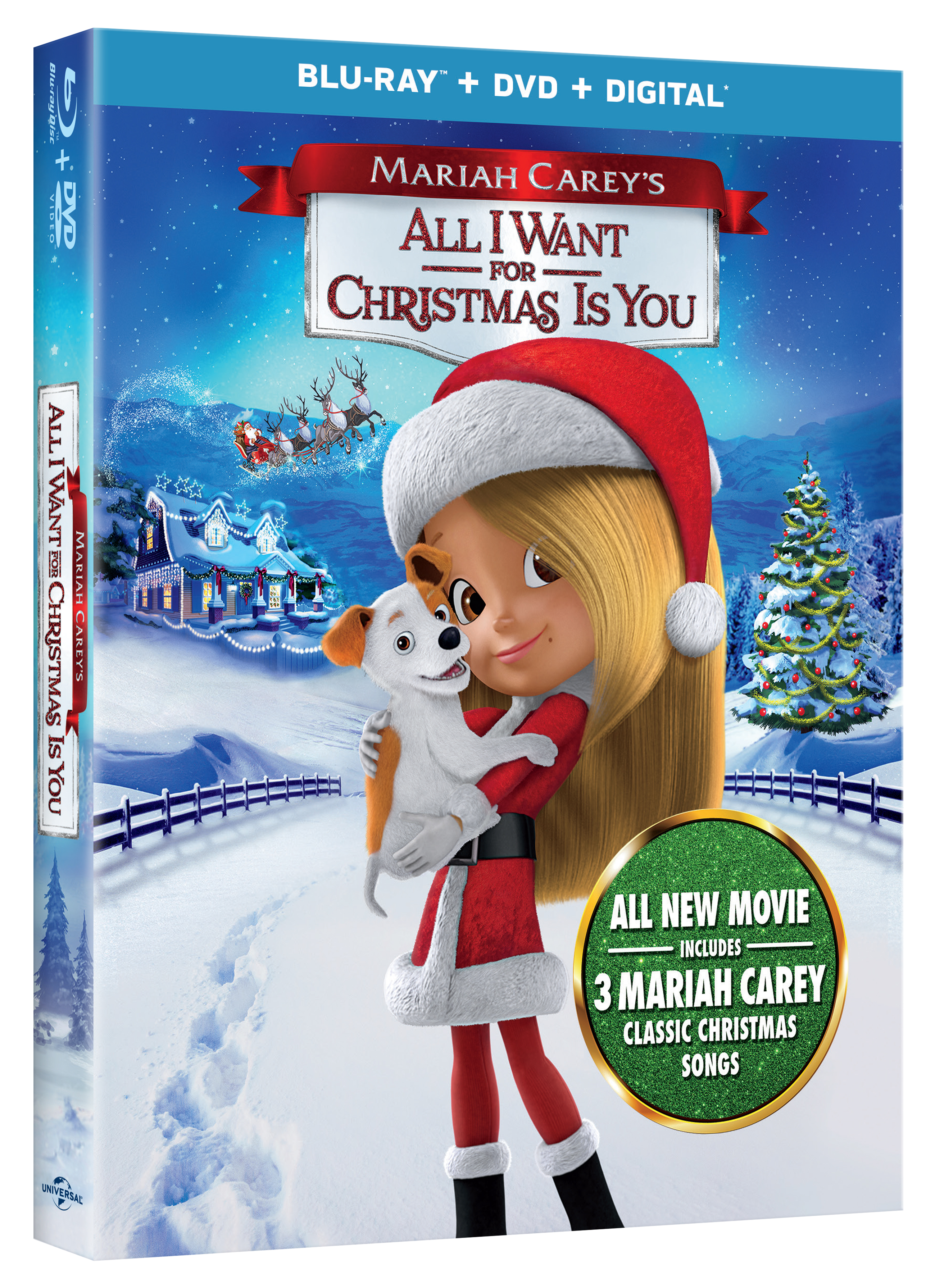 2017 Mariah Carey's All I Want For Christmas Is You Blu-Ray