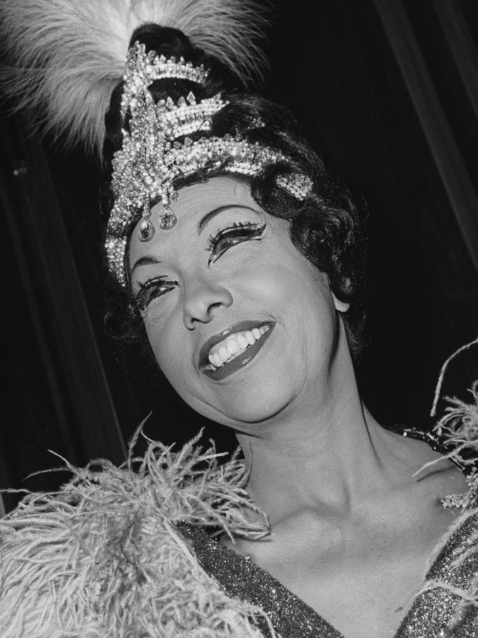 Singer Josephine Baker, 1964
