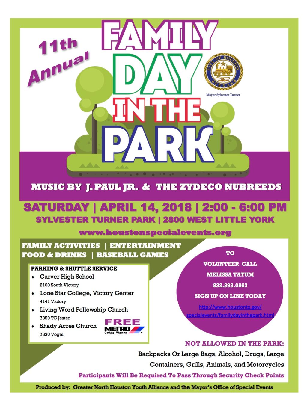 11th Annual Family Day In The Park