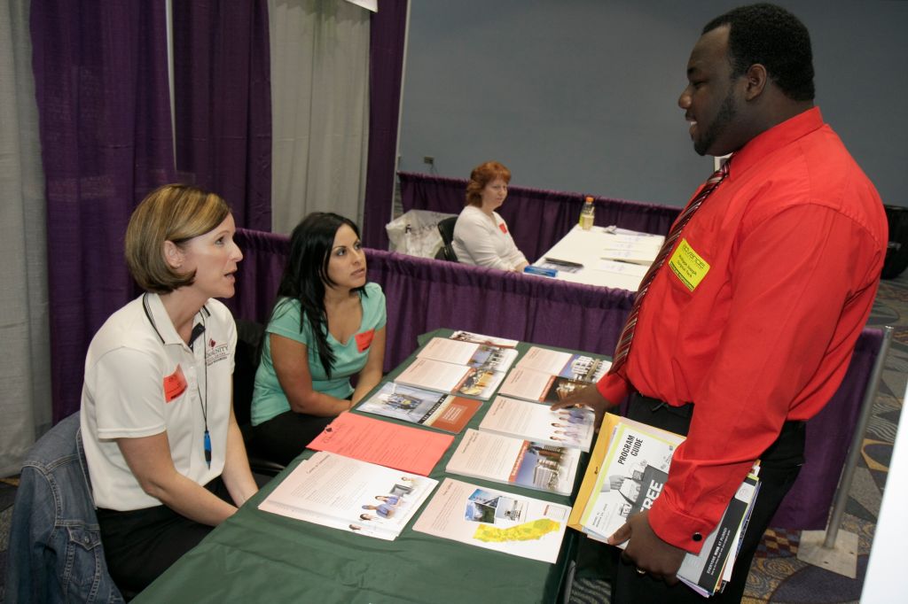 Job fair and career event exhibitor at the Miami Beach Convention Center