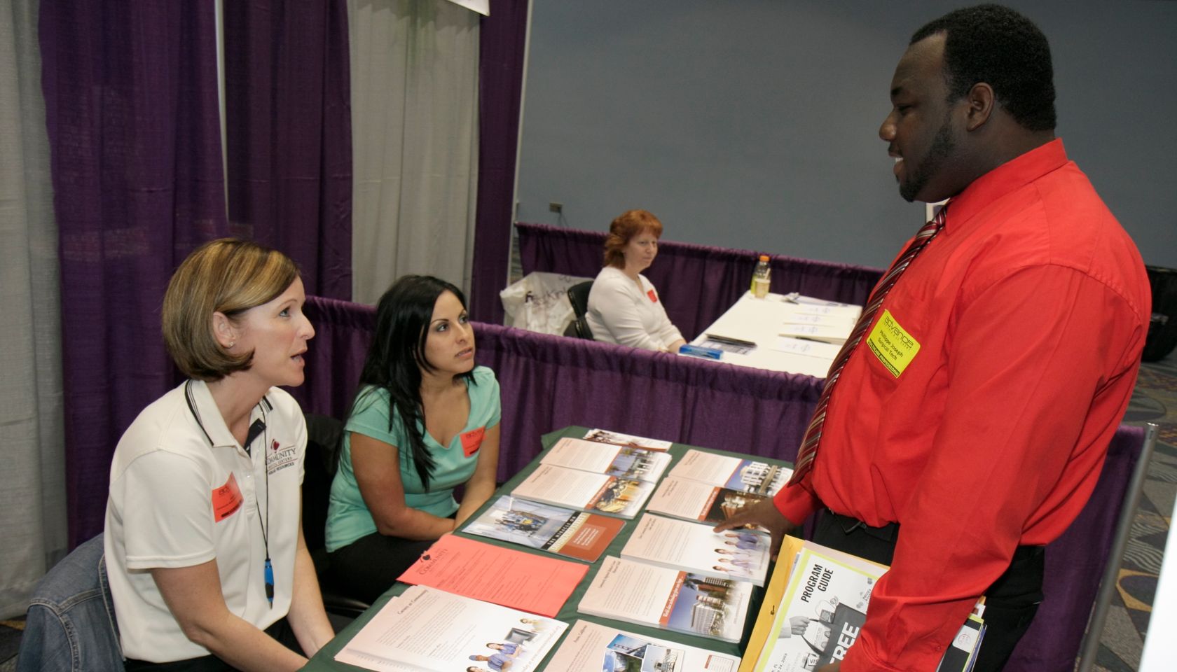 Job fair and career event exhibitor at the Miami Beach Convention Center