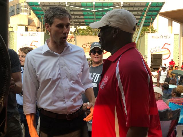 Beto O'Rourke and Uncle Funky Larry Jones