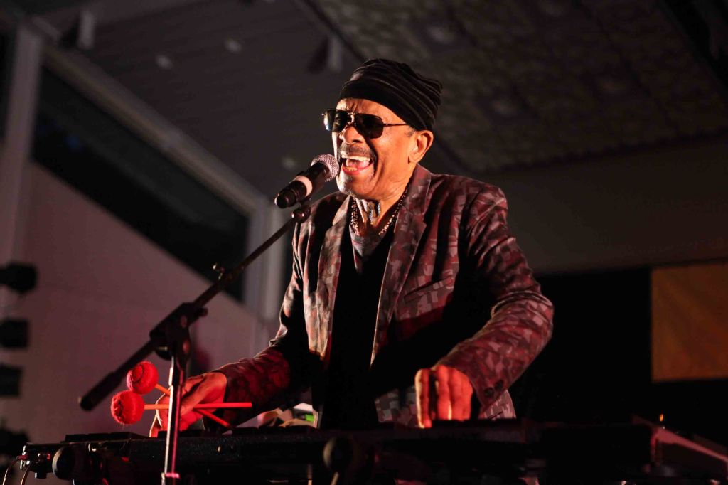 Roy Ayers performing live at Marcus Garvey Park