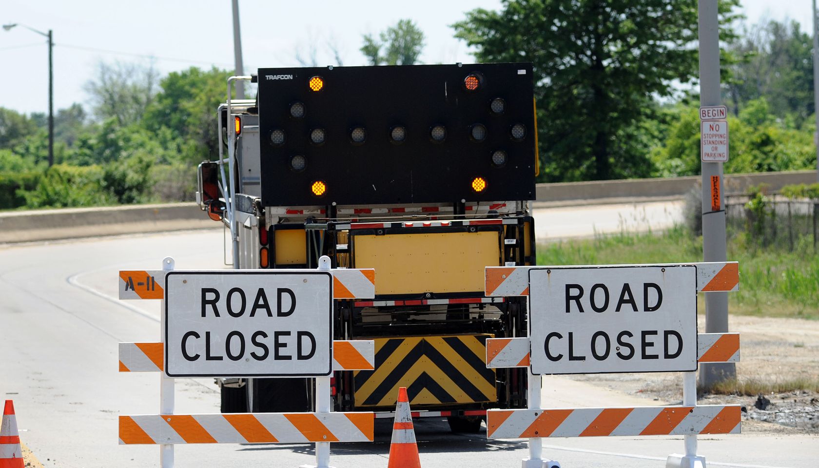 Road Closed Sign