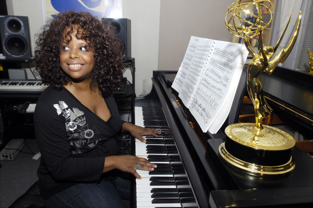 Katreese Barnes tickles the ivories in her E. 90th St. apart