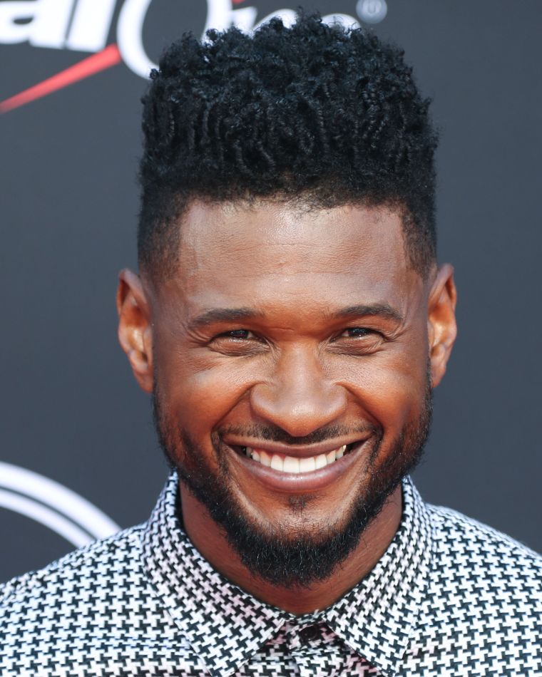 Singer Usher Raymond IV arrives at the 2019 ESPY Awards held at Microsoft Theater L.A. Live on July 10, 2019 in Los Angeles, California, United States. (Photo by Xavier Collin/Image Press Agency)
