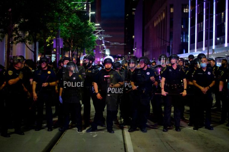 Police In Downtown Houston