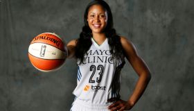 Minnesota Lynx star forward Maya Moore on media day for the Lynx at Target Center May 12, 2014 in Minneapolis , MN. ] Jerry Holt Jerry.holt@startribune.com