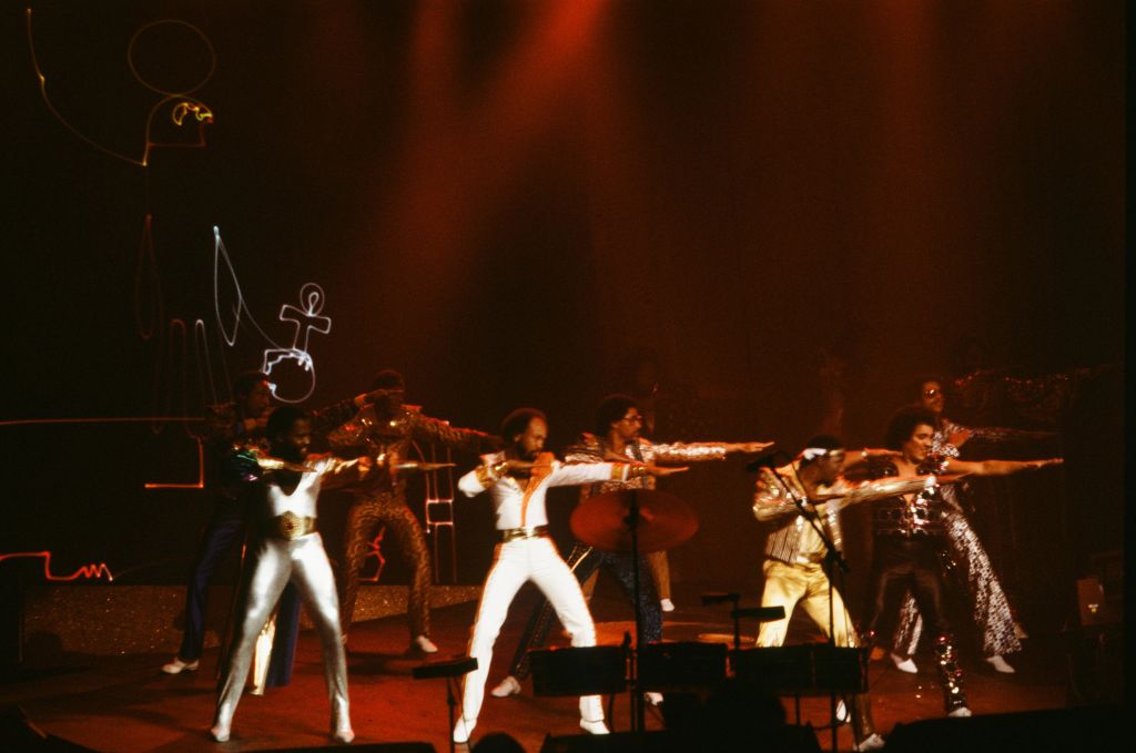 Earth Wind And Fire On Stage In New York 1981