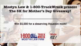 Mostyn Law 1-800-Truck Wreck $5K Contest Majic Feature Image
