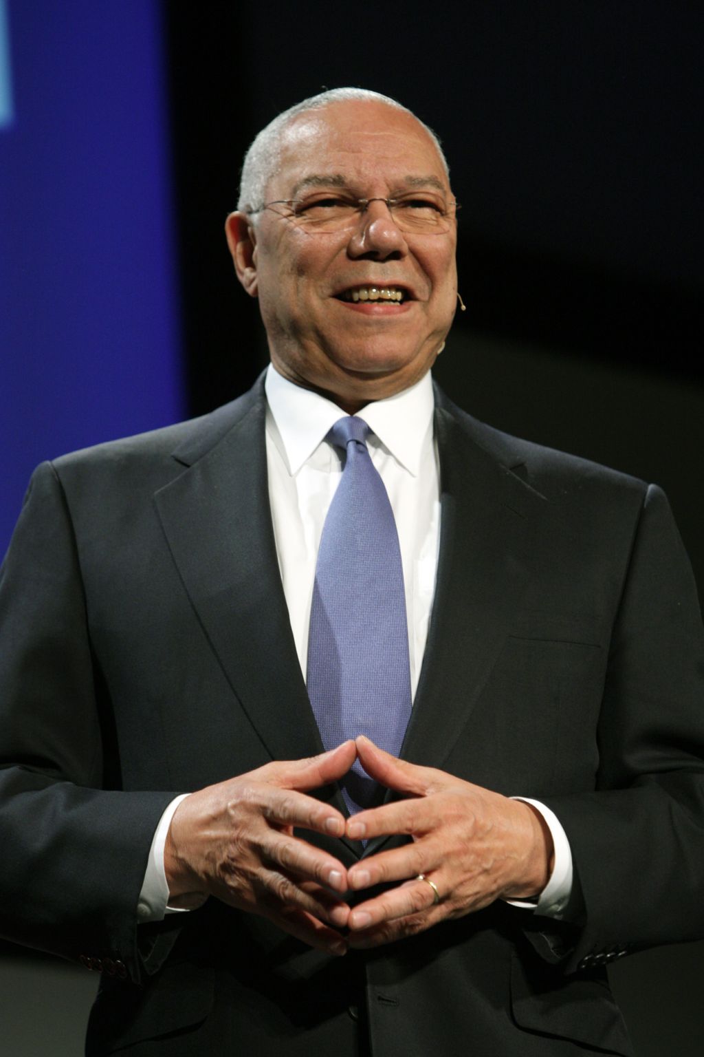 (051909 Boston, MA) Colin Powell talks to the audience during the Chamber's Centennial Celebration. Tuesday, May 19, 2009. Staff photo by John Wilcox.