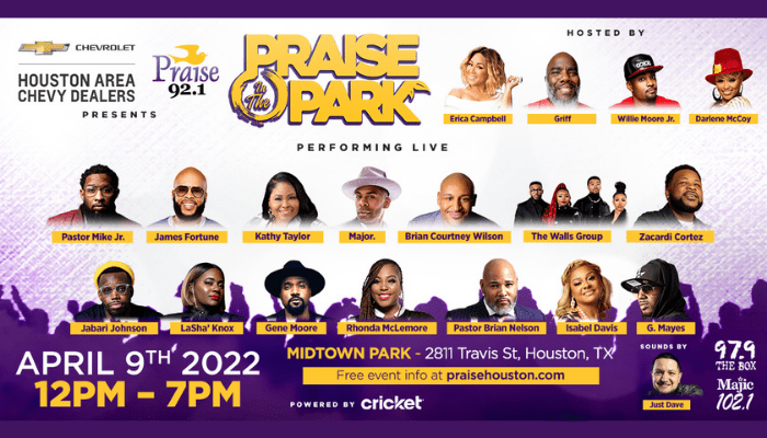 Praise In The Park Full Lineup