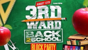 3rd Ward Back To School, block party, 2022
