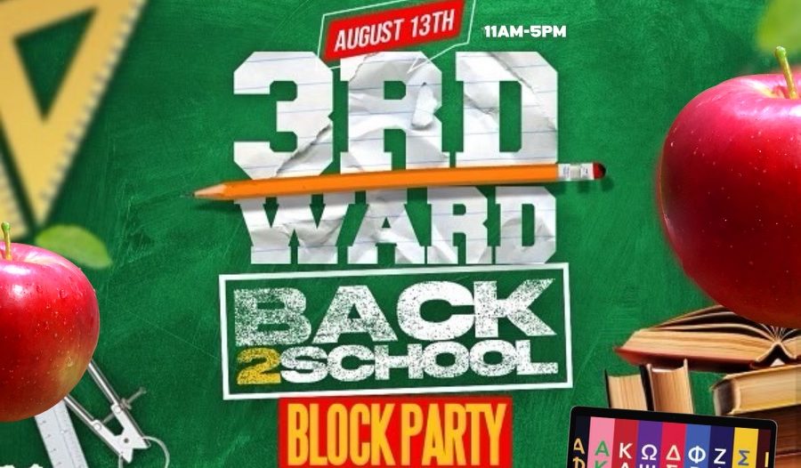 3rd Ward Back To School, block party, 2022