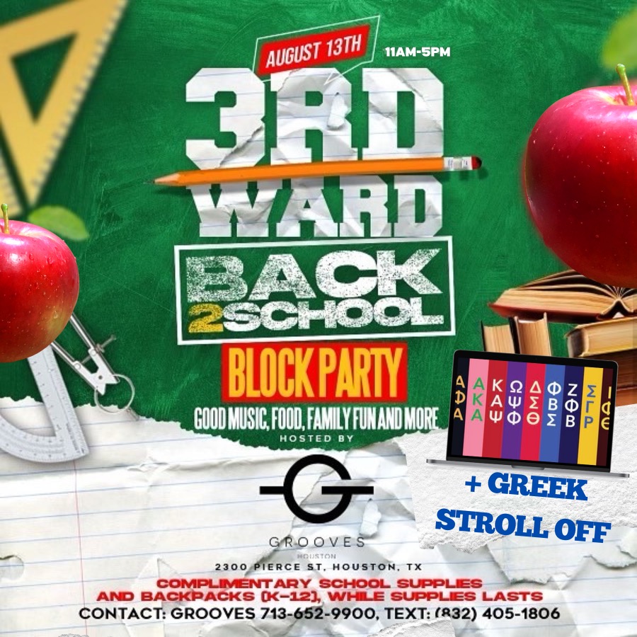 3rd Ward Back To School, block party, 2022