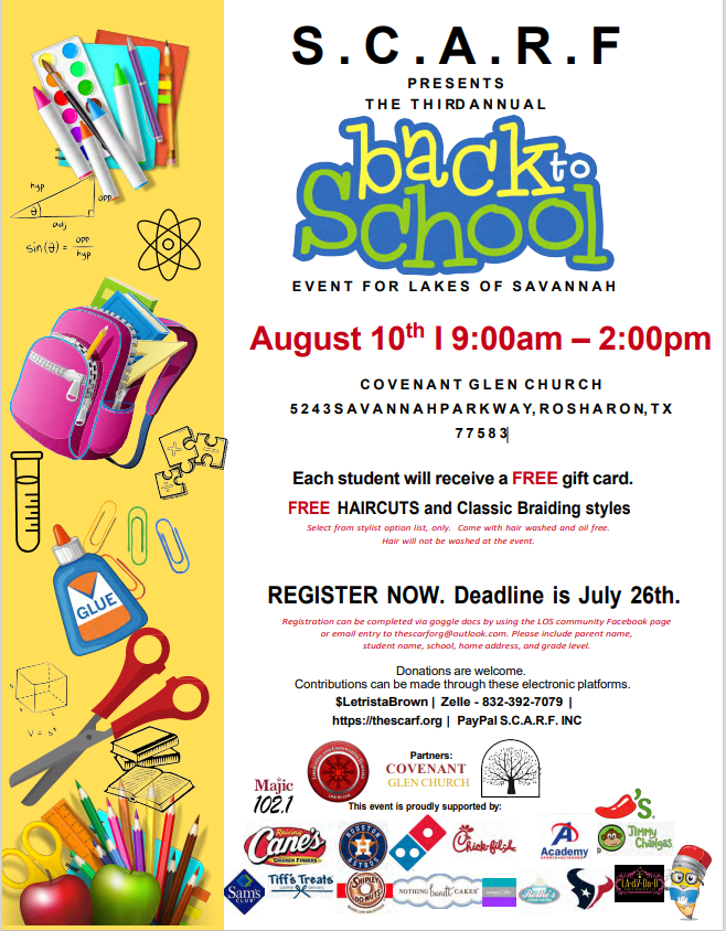 Back to School Event