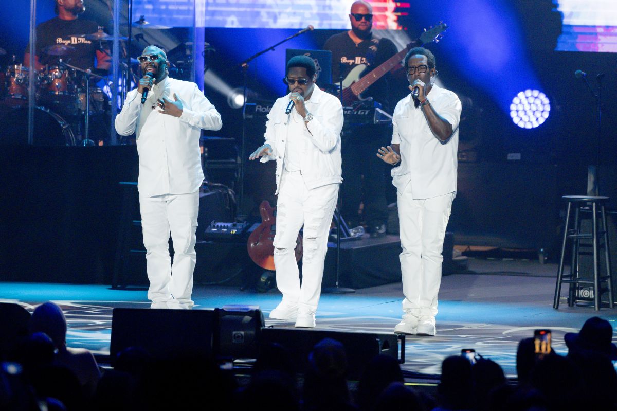 Wanyá Morris, Nathan Morris, Shawn Stockman of Boyz II Men