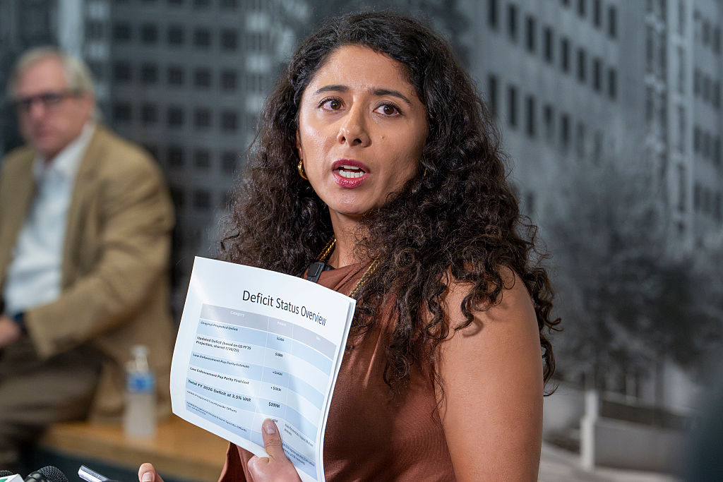Harris County Judge Lina Hidalgo Budget Cuts Press Conference