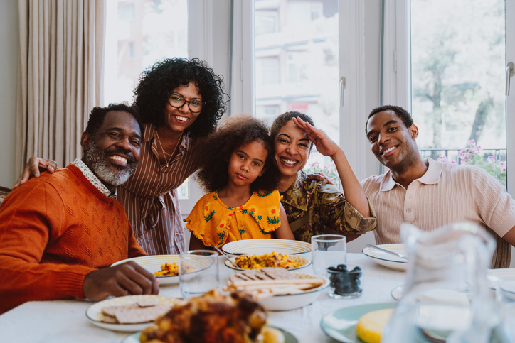 Us Veteran woman homecoming