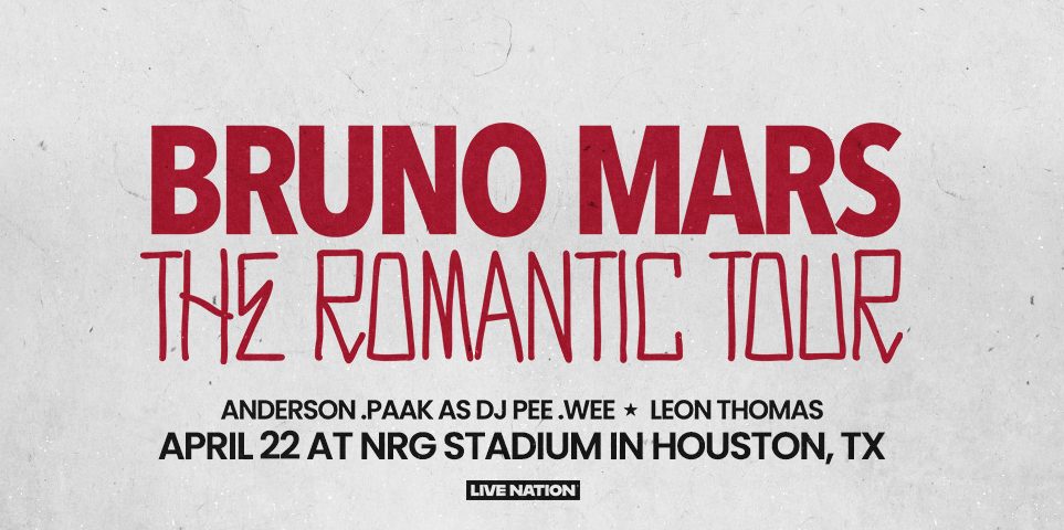 Bruno Mars Houston 2026