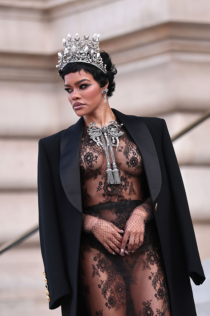 Schiaparelli - Outside Arrivals - Paris Fashion Week - Haute Couture Week Spring/Summer 2026