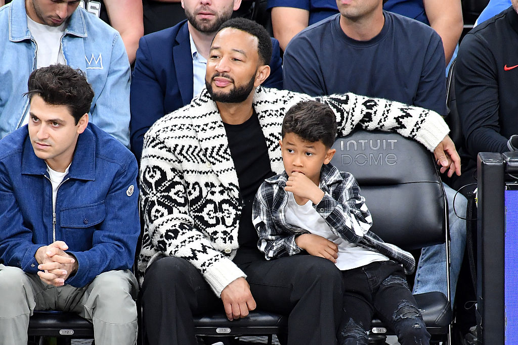 Celebrities At The Los Angeles Clippers Game