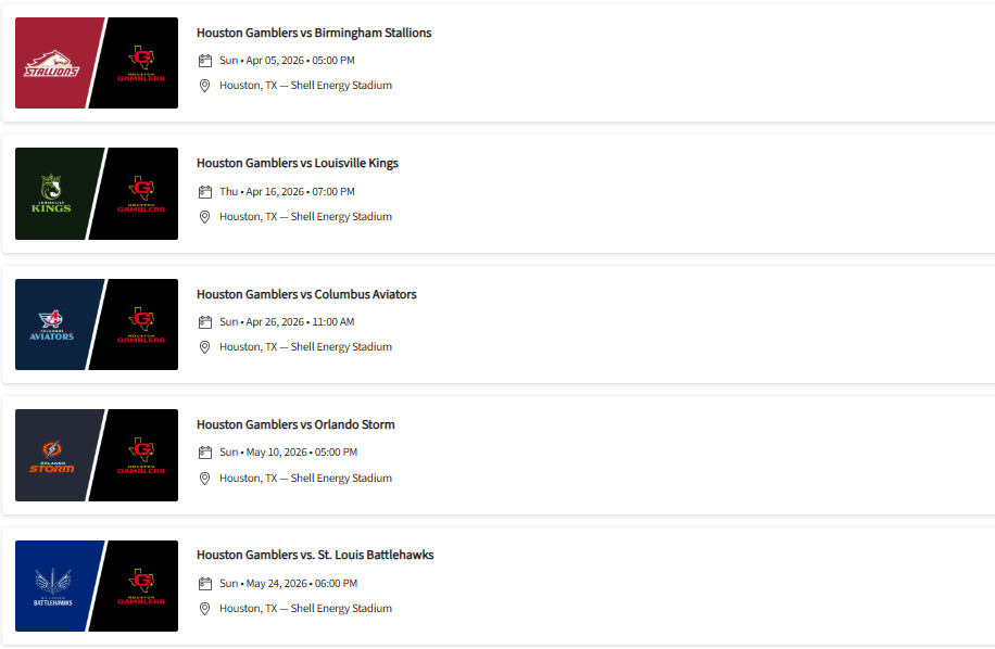 Houston Gamblers