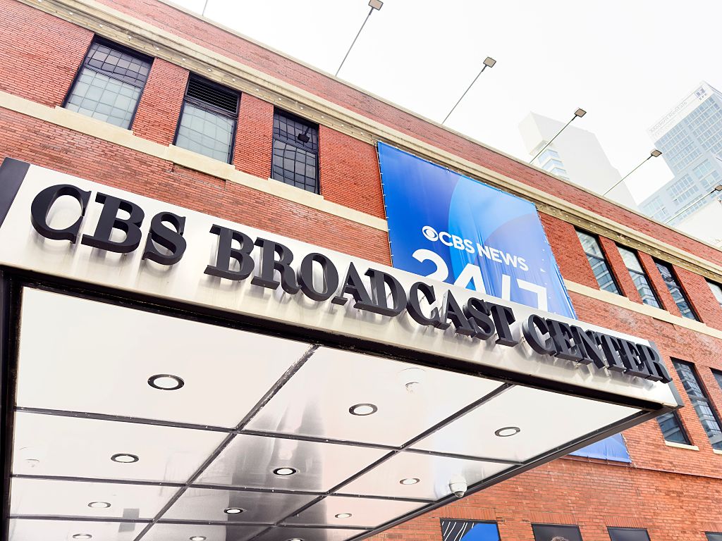 CBS Broadcast Center, building exterior and awning, Manhattan, New York City, New York, USA